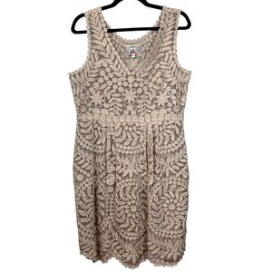 Anthropologie Yoana Baraschi Veiled Alder Dress, 100% Silk, Size 10